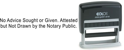 Notary Stamp from BCstamp.com. Find all your legal stamp needs at bcstamp.com or BC Stamp Works.