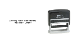 ON14-S - ON14S-"Notary" Self-Inking Stamp 
