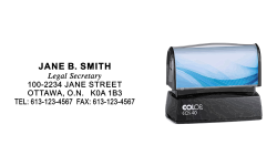 ON30-P - ON30P-Name & Address Pre-Inked Stamp