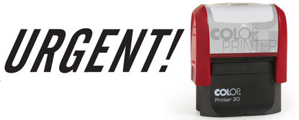 ON39S - General Legal URGENT Self-Inking Stamp