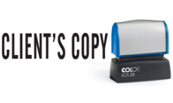 ON40-P - ON40P - General Legal CLIENT'S COPY Pre-Inked Stamp