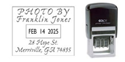 P54 Self-Inking Dater<br>(up to 6 lines of text)