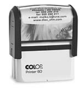 P60 Self-Inking Stamp<br>1-7/16" x 3"   up to 12 lines