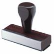 Unit 1J -  Rubber Stamp - 3/4" x 1-1/2" (19 x 38 mm) - up to 4 lines of text