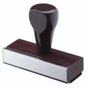 Wood Handle Rubber Stamp<br>(stamp pad required)