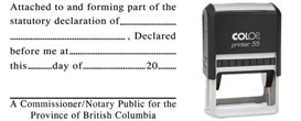 L25S+-+%22Attachment%22+Stamp+for+Declarations+